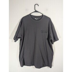 Uniqlo x Jean Paul Basquiat Mens Gray Short Sleeve Shirt Sz XL Artsy Streetwear